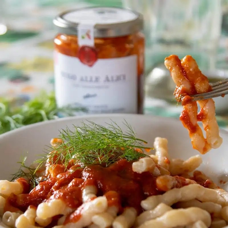 Tomatikaste anšooviste ja apteegitilliga | MyItaly Tomatikaste anšooviste ja apteegitilliga | MyItaly